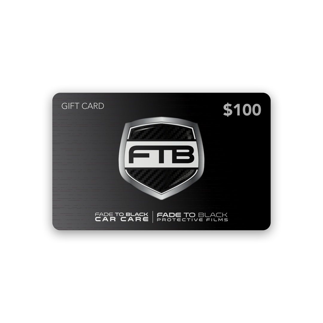 Fade To Black Gift Card | The Ultimate Car Care Experience