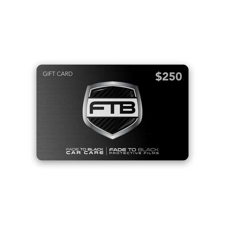 Fade To Black Gift Card | The Ultimate Car Care Experience