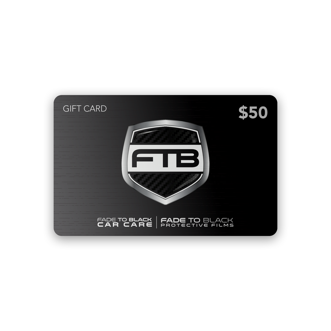 Fade To Black Gift Card | The Ultimate Car Care Experience