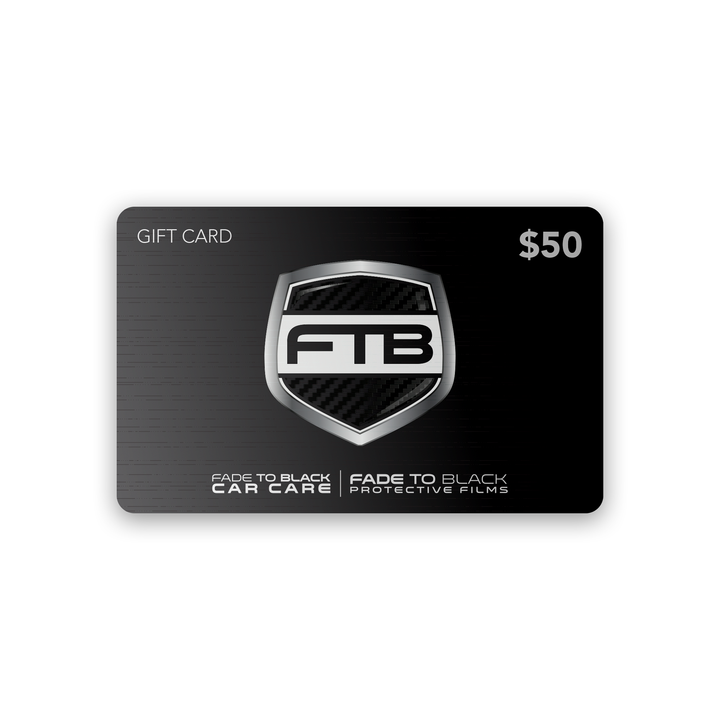 Fade To Black Gift Card | The Ultimate Car Care Experience
