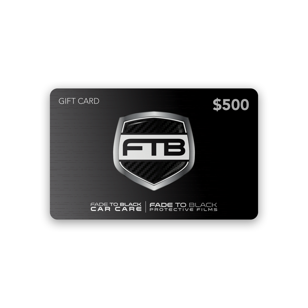 Fade To Black Gift Card | The Ultimate Car Care Experience