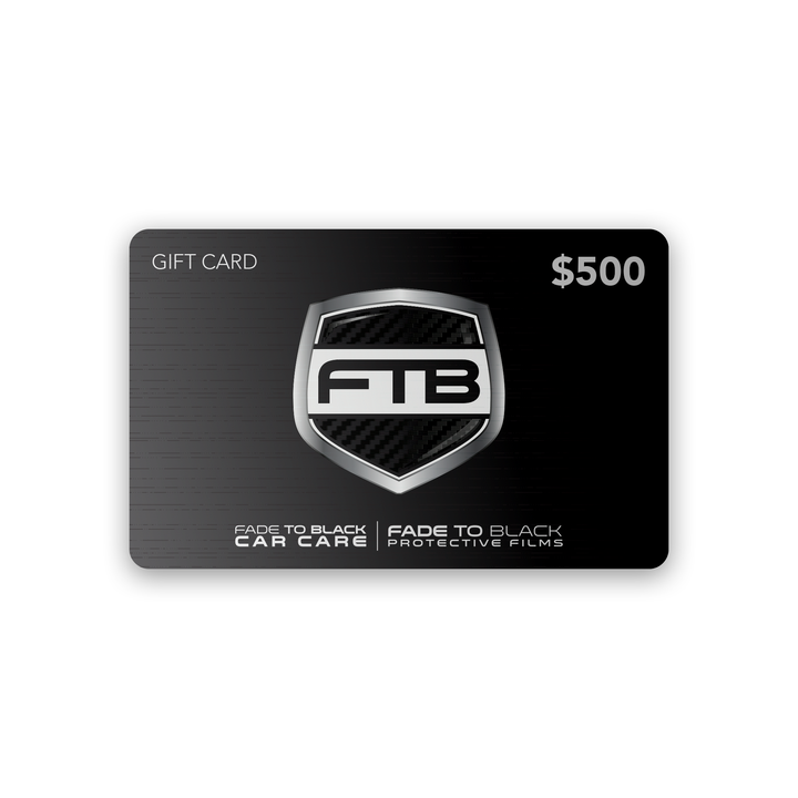 Fade To Black Gift Card | The Ultimate Car Care Experience