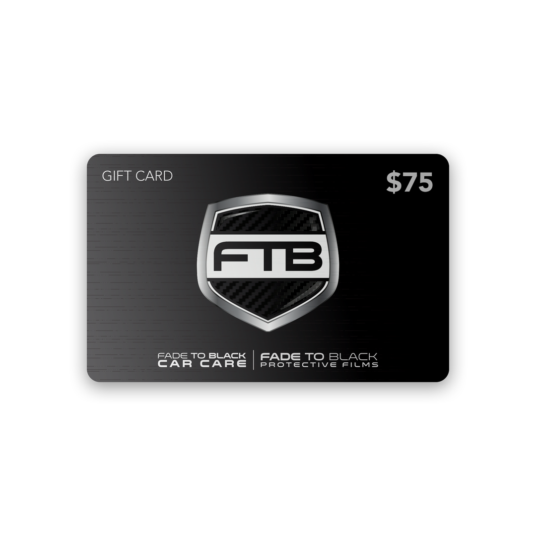 Fade To Black Gift Card | The Ultimate Car Care Experience