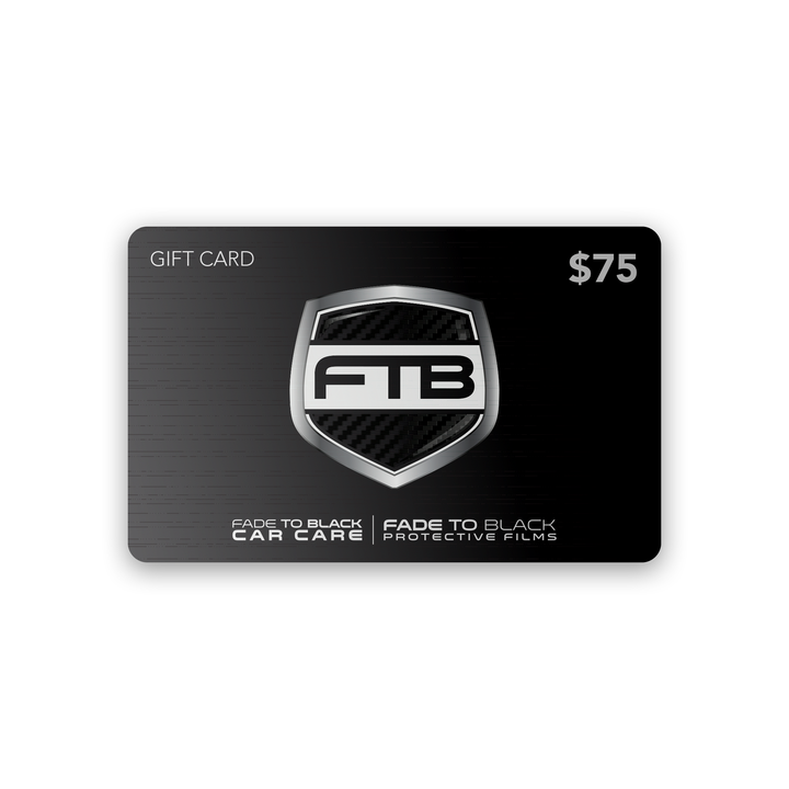 Fade To Black Gift Card | The Ultimate Car Care Experience