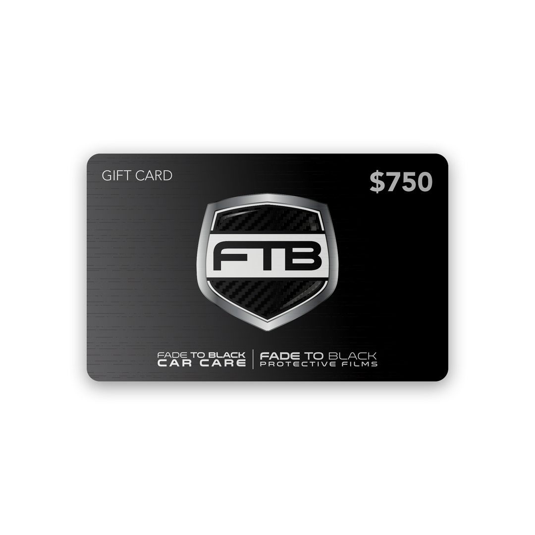 Fade To Black Gift Card | The Ultimate Car Care Experience
