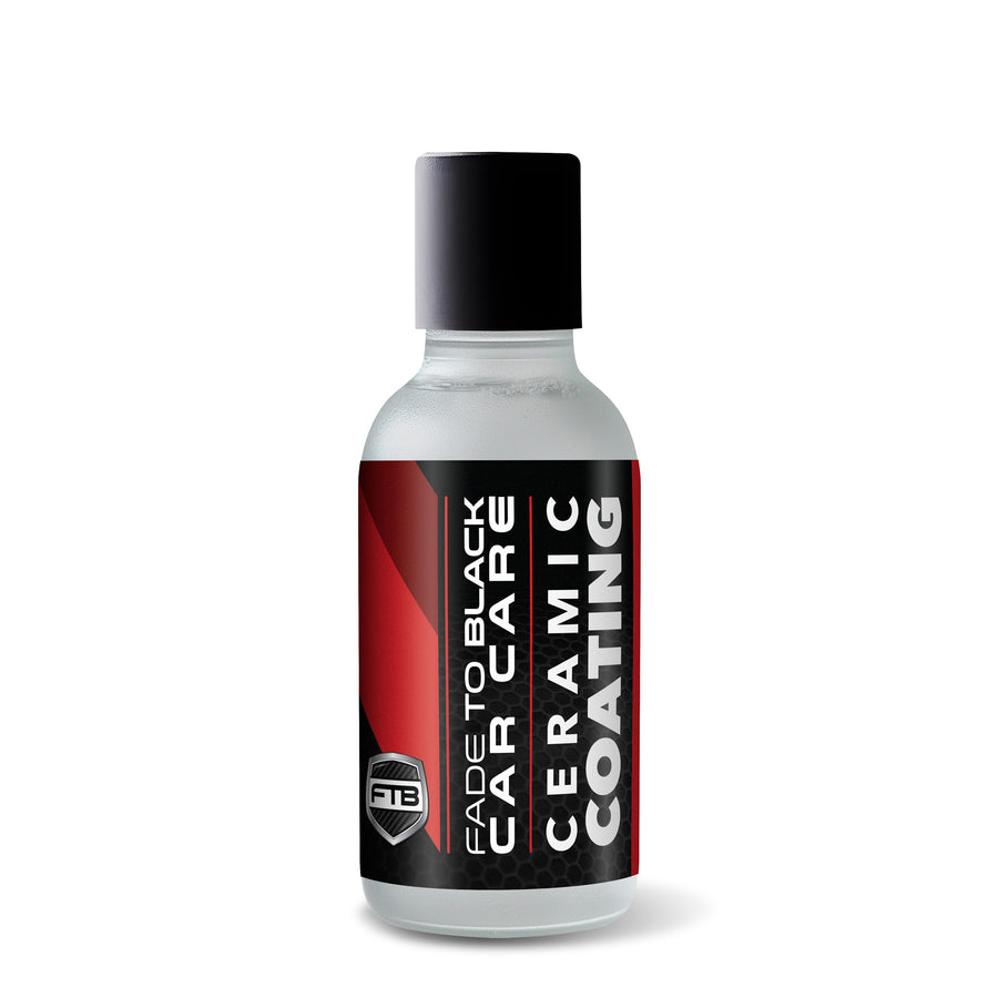 Fade To Black Car Care Ceramic Coating 2 oz Glass Bottle