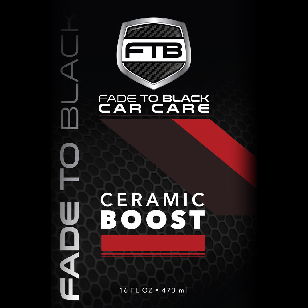 FTB Car Care Ceramic Boost Label Front
