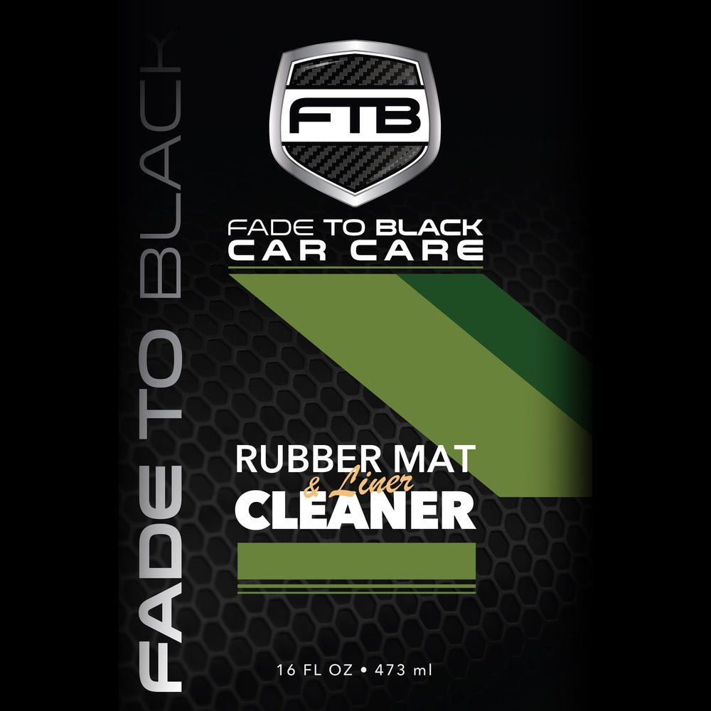 FTB Car Care Rubber Mat and Liner Cleaner Label Front
